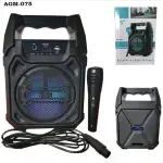 GTS-1283 Fantastic Quality Wireless Bluetooth Speaker - 6.5 Inch Large Driver - Clean & Big HD Sound - RGB LED Lights - Includes Wired Mic