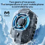 MEMO DLA7 Mobile Phone Radiator Phone Cooling Fan Case Cold Wind Handle Fan for PUBG Mobile Gaming Phone Cooler Phone