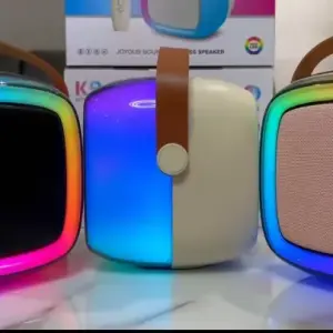 K9 Wireless Bluetooth Karaoke Speaker with Mic – Voice Changer & RGB Dancing Lights – Best Price in Pakistan