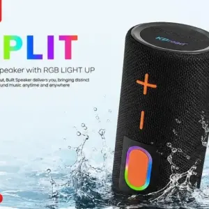 KTS-2553 SPLIT 2 In 1 Portable Bluetooth Speaker with RGB Light Wireless Speaker Loud Stereo Sound USB Rechargeable Speaker