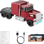 WS-570 Retro Truck Bluetooth Speaker with LED Lights, FM, USB, TF Card, TWS Stereo, Handsfree Call – Portable Wireless Speaker