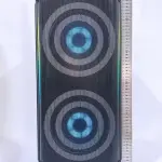 KTS-1912 Bluetooth Speaker Dual 8 Inch 60W with 2 Wireless Mics & Remote RGB LED | Portable Karaoke Party Speaker USB TF AUX TWS RGB LED speaker, outdoor sound system.