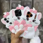 3D Marie Cat Case With Furr Ball (NEW)