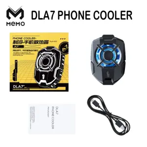 MEMO DLA7 Mobile Phone Radiator Phone Cooling Fan Case Cold Wind Handle Fan for PUBG Mobile Gaming Phone Cooler Phone
