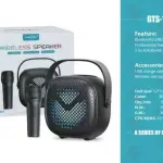 GTS-1941 3 Inch Bluetooth Karaoke Speaker with Magic Voice Changer Mic & RGB LED Lights – Best Price in Pakistan