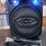 GTS-1700 8 Inch Bluetooth Party Speaker with Mic & LED Lights – Powerful Bass Karaoke Speaker – Best Price in Pakistan