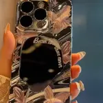 Butterfly Mirror Case With Chain 🤍