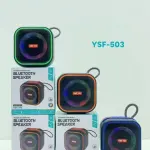 YSF-503 Mini Waterproof Bluetooth Speaker - 5.3 Wireless Connectivity - Heavy Bass HD Sound - Colorful LED Lights