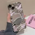 Butterfly Mirror Case With Chain 🤍