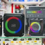 BTS-1935 6.5 Inch Bluetooth Karaoke Speaker with RGB LED Party Lights – USB, TF & FM Support – Best Price in Pakistan