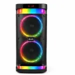 BTS-1989 Professional Karaoke Speaker Dual 6.5 Inch Wireless Microphone 3000mAh Battery Bluetooth USB TF TWS RGB Light Portable Party Speaker