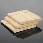 Pack of popsicle sticks/ Pack of 100 Ice Cream Sticks (wooden) for 93mm 10mm 2mm Art Work-Plain best quality