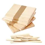 Pack of popsicle sticks/ Pack of 100 Ice Cream Sticks (wooden) for 93mm 10mm 2mm Art Work-Plain best quality