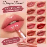 Dragon Ranee 10 PCS Lip Gloss Set for Women | Liquid Lip Gloss Collection with Multiple Shades | Lip Makeup Set