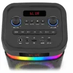 BTS-1989 Professional Karaoke Speaker Dual 6.5 Inch Wireless Microphone 3000mAh Battery Bluetooth USB TF TWS RGB Light Portable Party Speaker