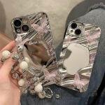 Butterfly Mirror Case With Chain 🤍