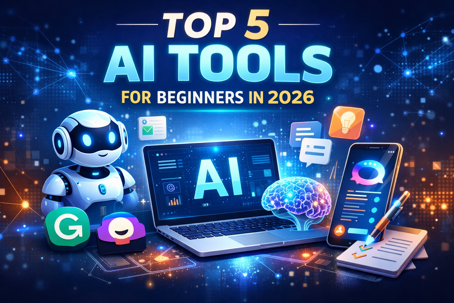 Top 5 AI Tools Every Beginner Should Try in 2026 - ConnectHomes Blog