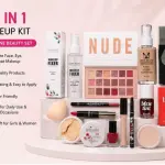 13 in 1 Makeup Kit for Girls & Women | Complete Makeup Set with Foundation, Primer, Concealer, Eyeshadow Palette, Compact Powder, Lipstick, Mascara & Makeup Fixer