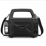 KTS-2031 Portable Wireless Speaker 3 Inch Bluetooth USB TF FM Radio Emergency Light Solar Panel 1200mAh