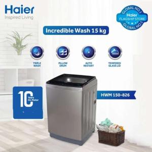 Haier HWM 150-826 Fully Automatic Washing Machine With Official Warranty.