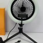 FS-260-5 Ring Light with Fan – 2700-7000K Adjustable LED Light for Video & Photography