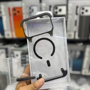 Sides Cut Clear MagSafe Case🔥Comes with Screw Driver.