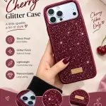 ✨ Swarovski Branded iPhone Case for 18/17 Series – Premium Crystal Sparkling Cover