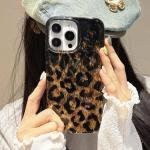 Golden Glitter Cheetah Case