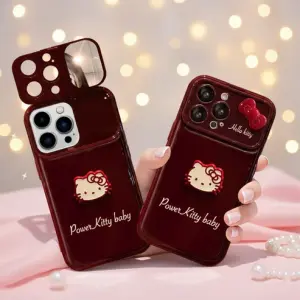 Ruby Kitty Mirror Case