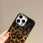 Golden Glitter Cheetah Case