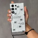 New Black Bow Case with Charm