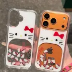 Hello Kitty Glitter Case Semi Transparent Case