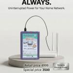 12V 20000mAh WiFi Router UPS Power Bank – 9–12 Hours Backup – Best Price in Pakistan