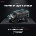 WS-590 Car Model Bluetooth Speaker with FM, USB, SD Card, Wireless Portable Speaker – 10W Sound