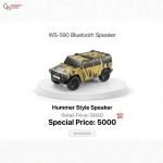 WS-590 Car Model Bluetooth Speaker with FM, USB, SD Card, Wireless Portable Speaker – 10W Sound