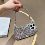 Luxury Crystal Handbag Case
